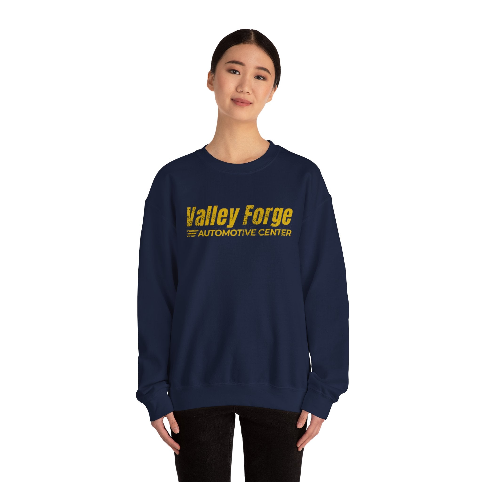 Tires Valley Forge Automotive Crewneck Sweatshirt, Cozy Unisex Pullover, Perfect Gift for Shane Gillis Fans, Tires Netlfix Show Enthusiasts